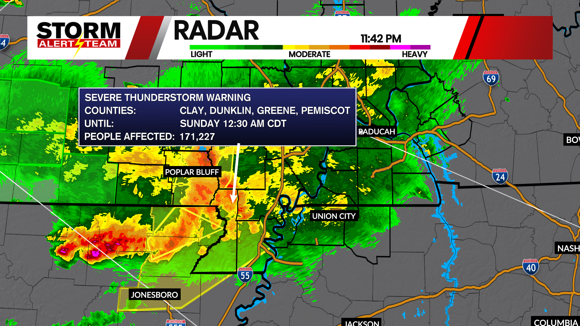 1920x1080 Storms through Sunday then clearing. FOX23 News Cape Girardeau News