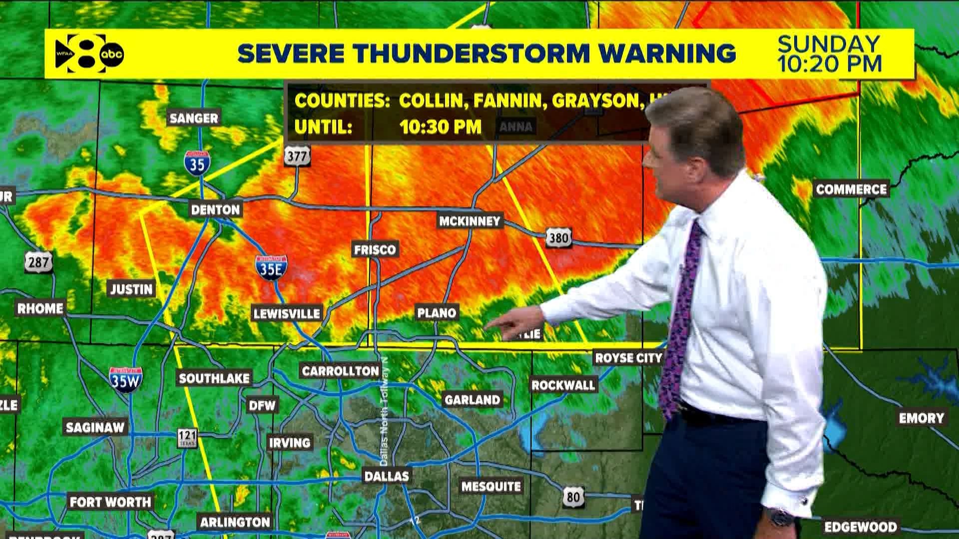 1920x1080 LIVE: WFAA provides update as severe weather comes through North Texas area