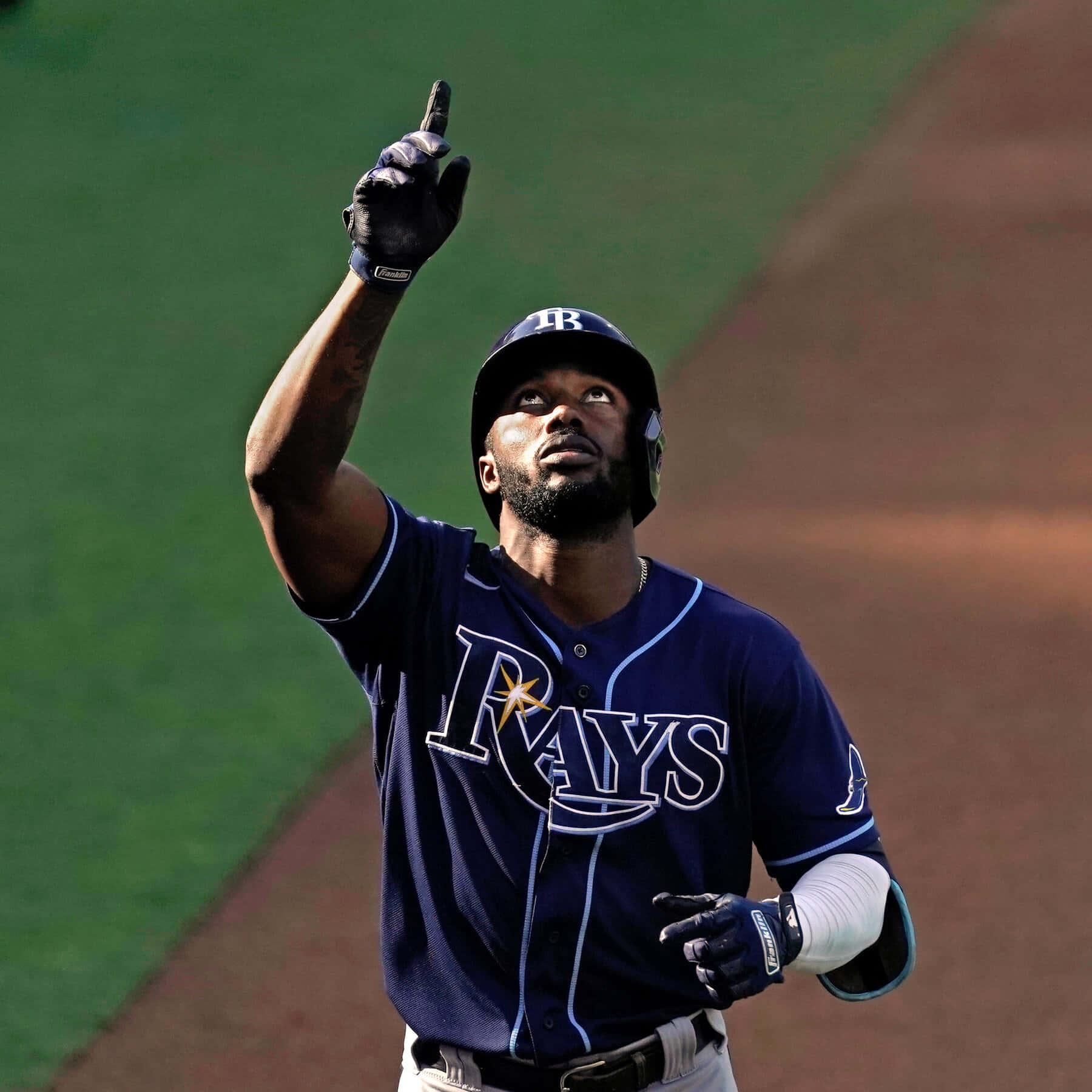 1800x1800 Download Dynamic Professional Baseball Player Arozarena Wallpaper