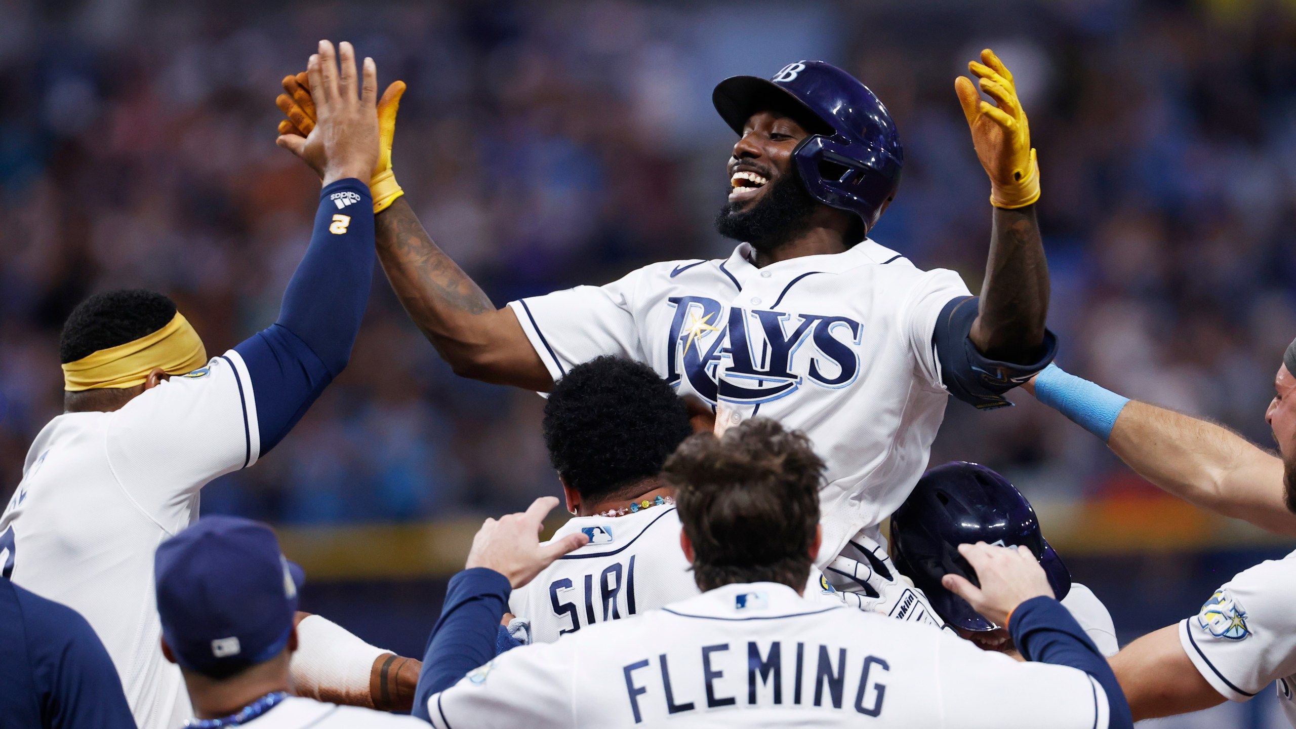 2560x1440 Randy Arozarena Completes Three Run Ninth As Rays Rally To Beat The Guardians
