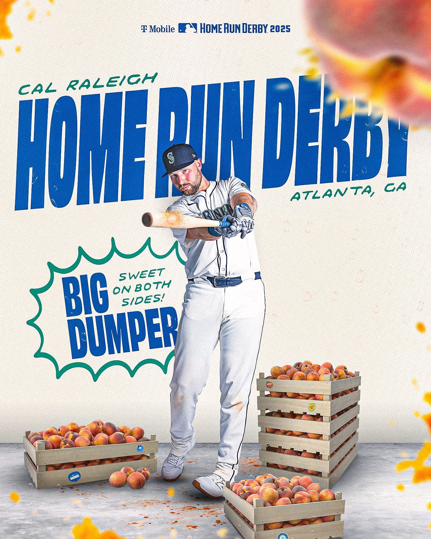 1400x1750 Cal Raleigh To Participate In 2025 Home Run Derby. by Mariners PR. From the Corner of Edgar & Dave
