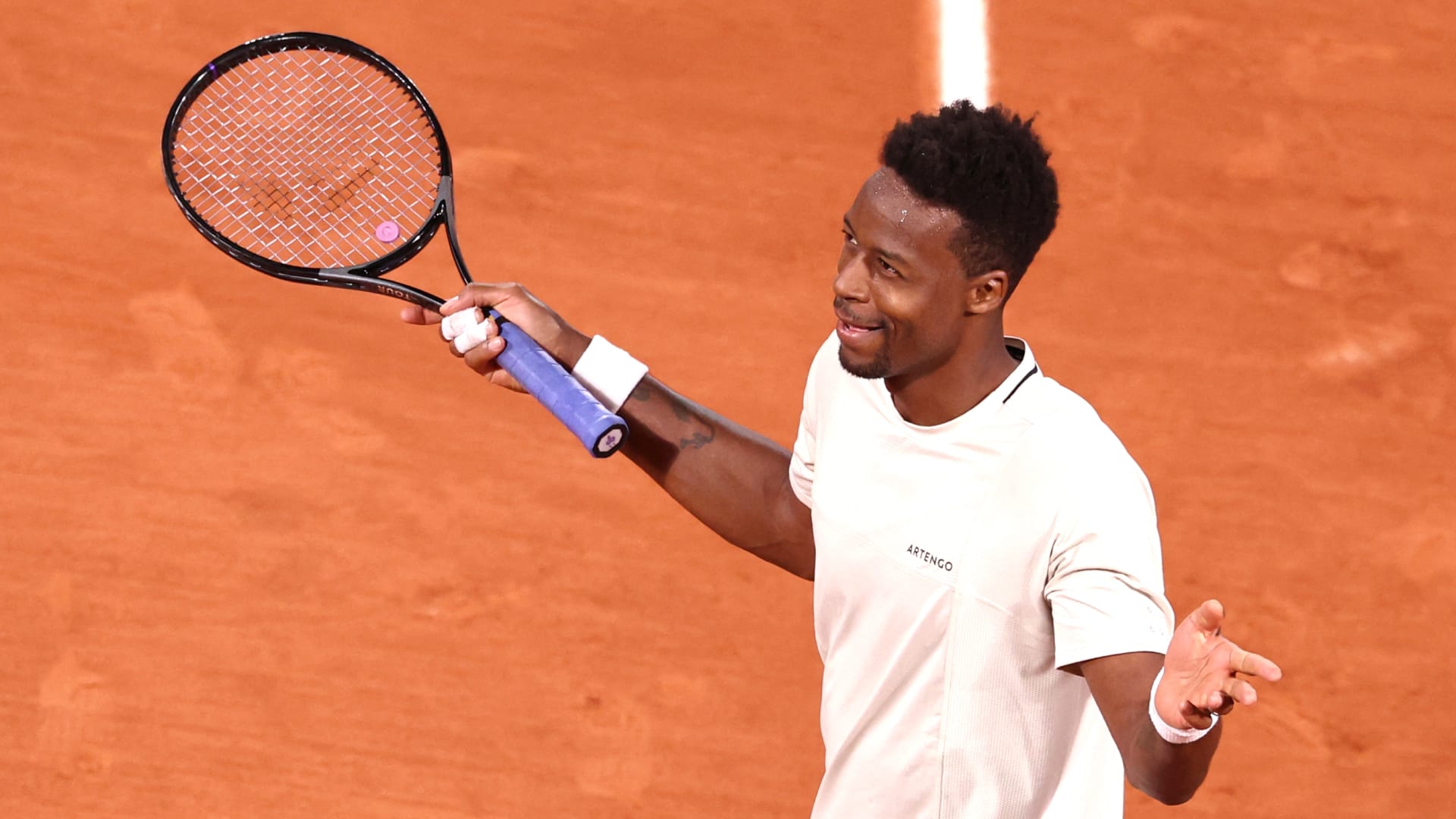 1920x1080 Gael Monfils Breaks French Grand Slam Wins Record