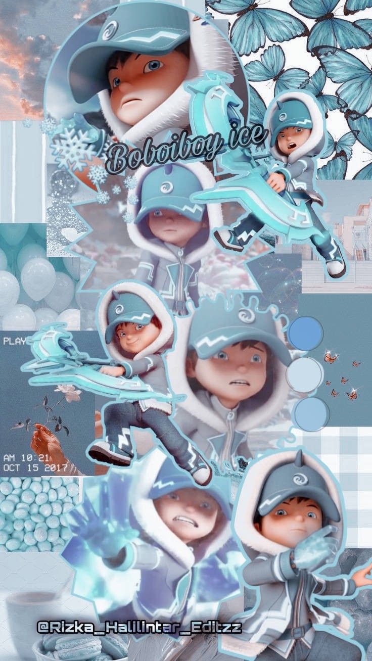 736x1308 Wallpaper Boboiboy ice Aesthetic