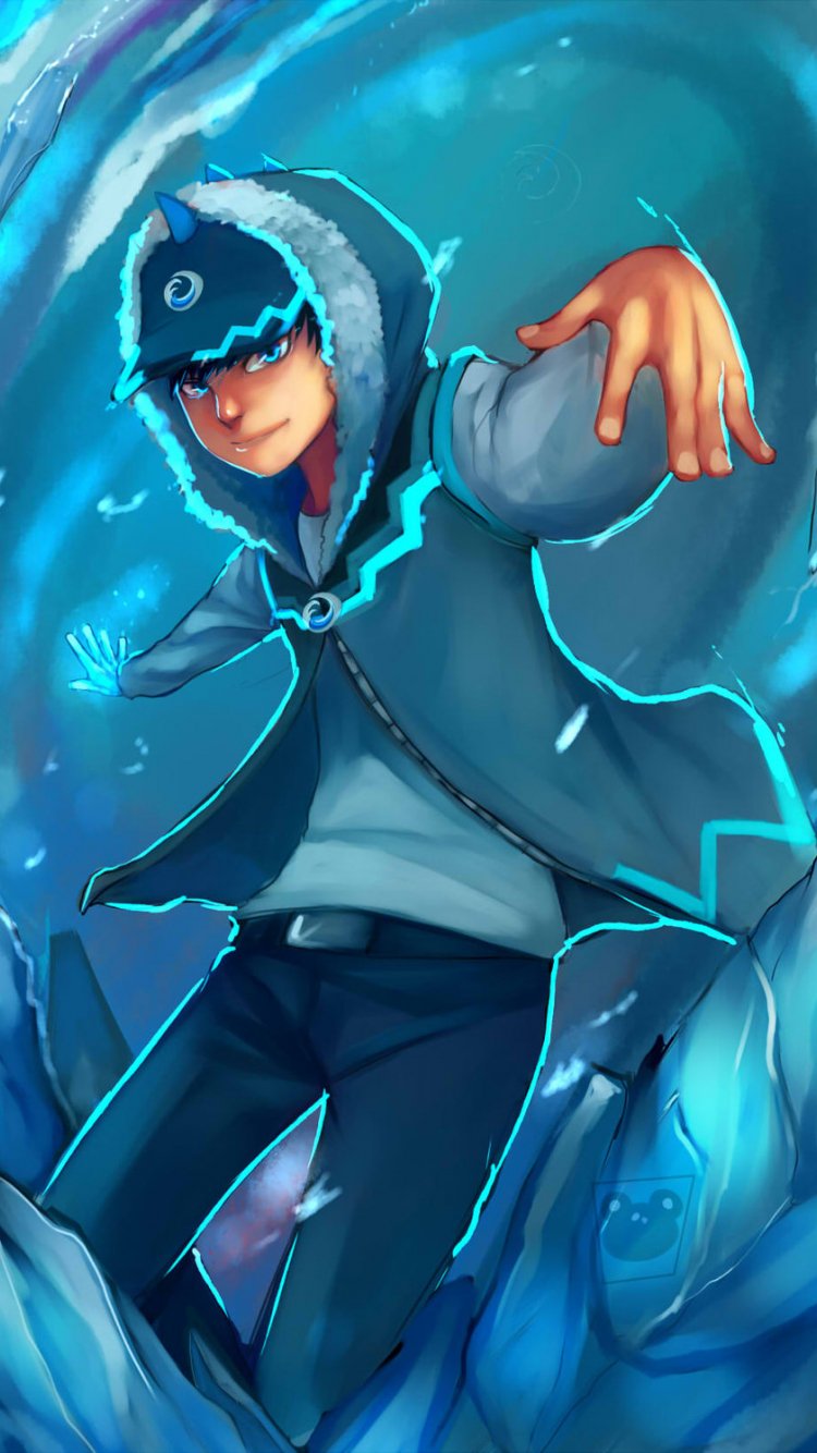 750x1334 Boboiboy Water Wallpaper