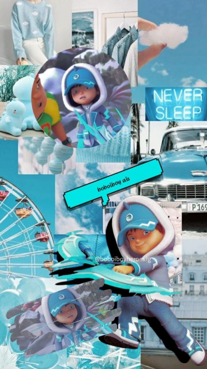 720x1280 Boboiboy Ais Aesthetic Wallpaper