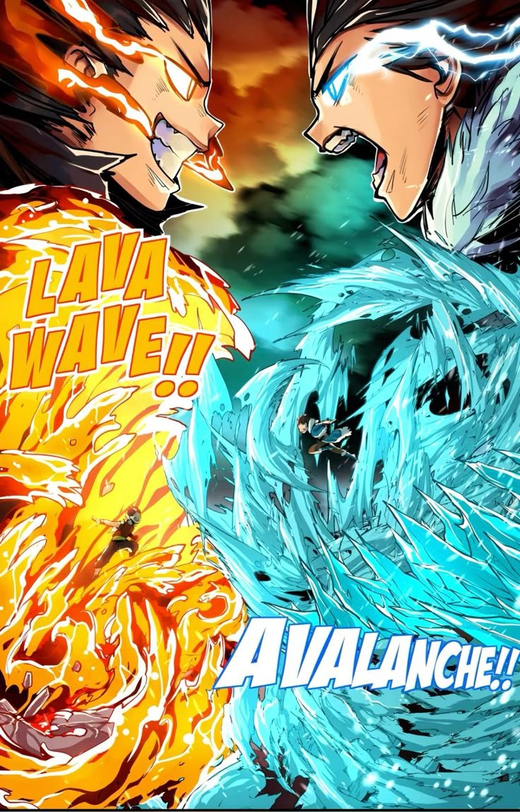 736x1148 ▸BOBOIBOY GALAXY 2 COMIC⇢ Boboiboy Ais Ice & Boboiboy Blaze WALLPAPER
