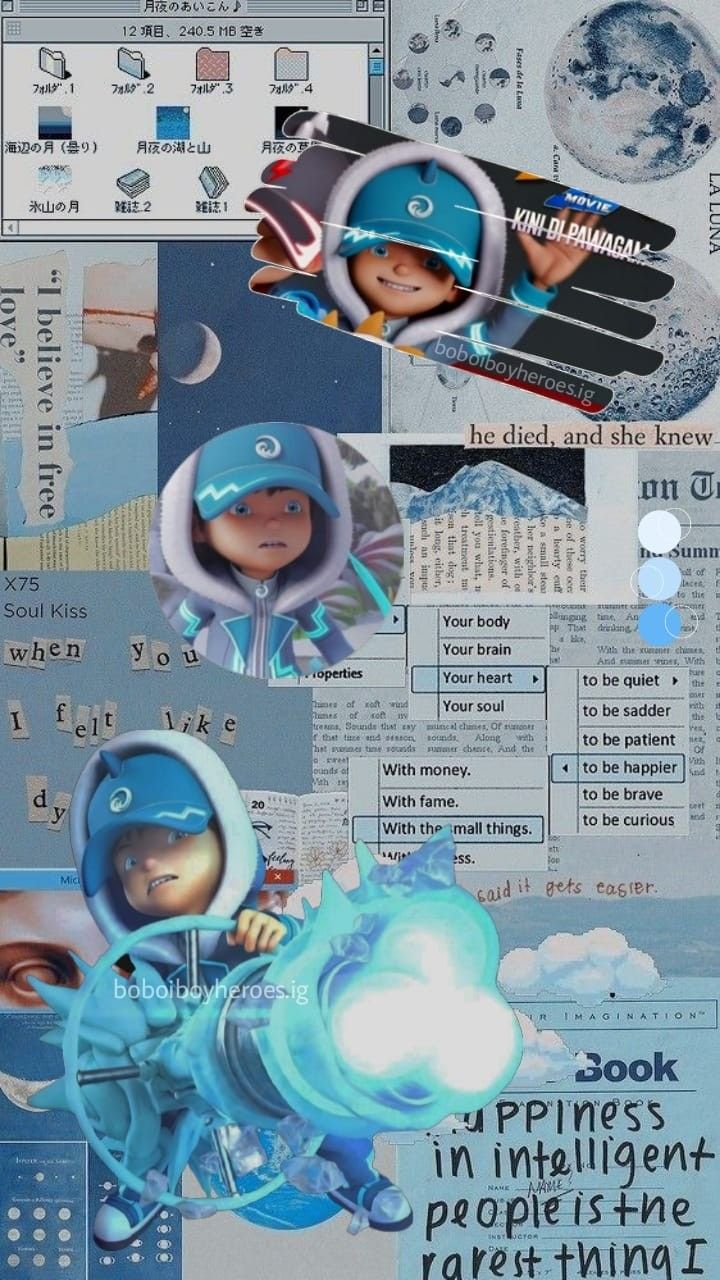 720x1280 Boboiboy Ais Aesthetic Wallpaper