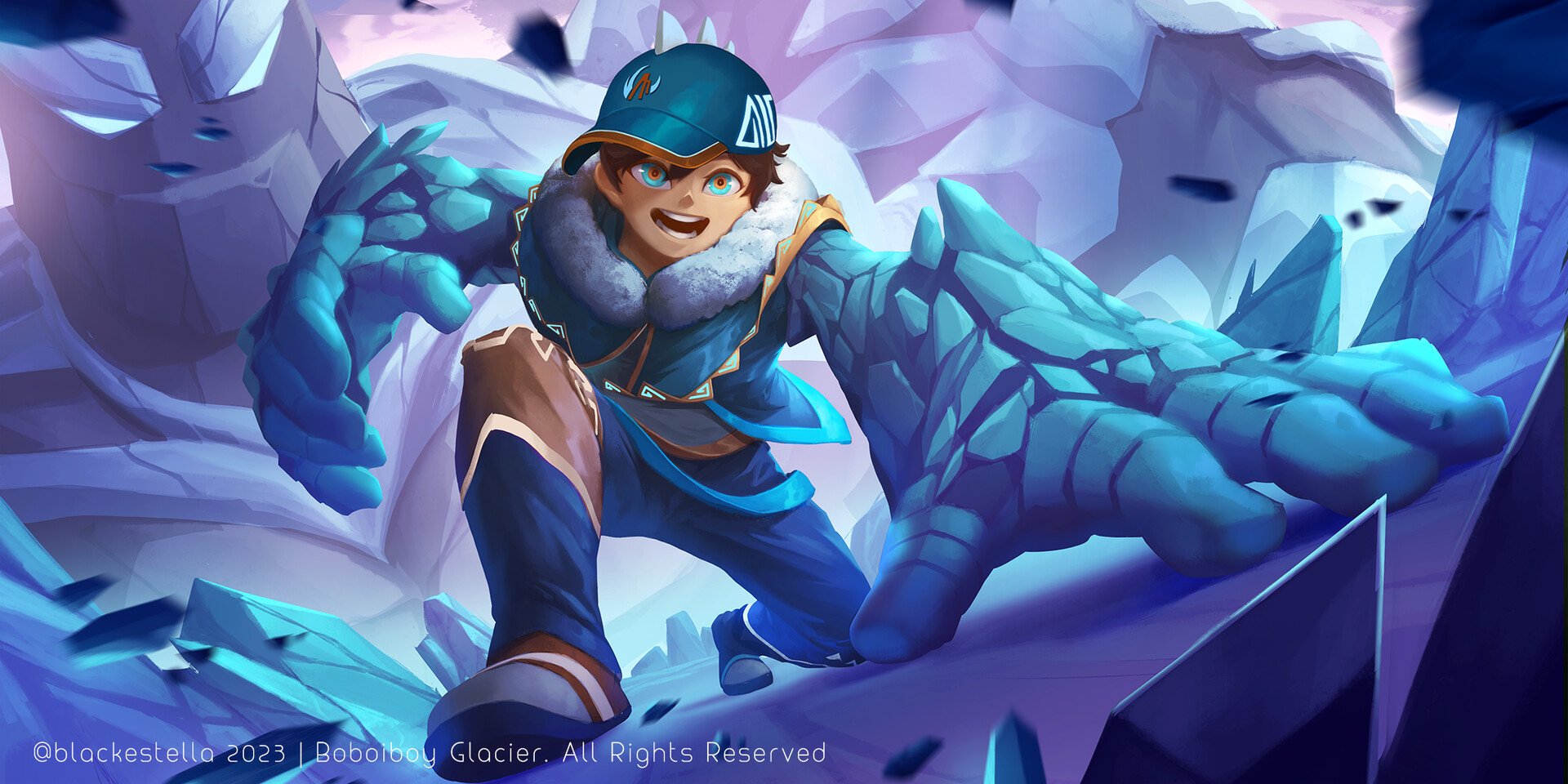 1920x960 Boboiboy Glacier