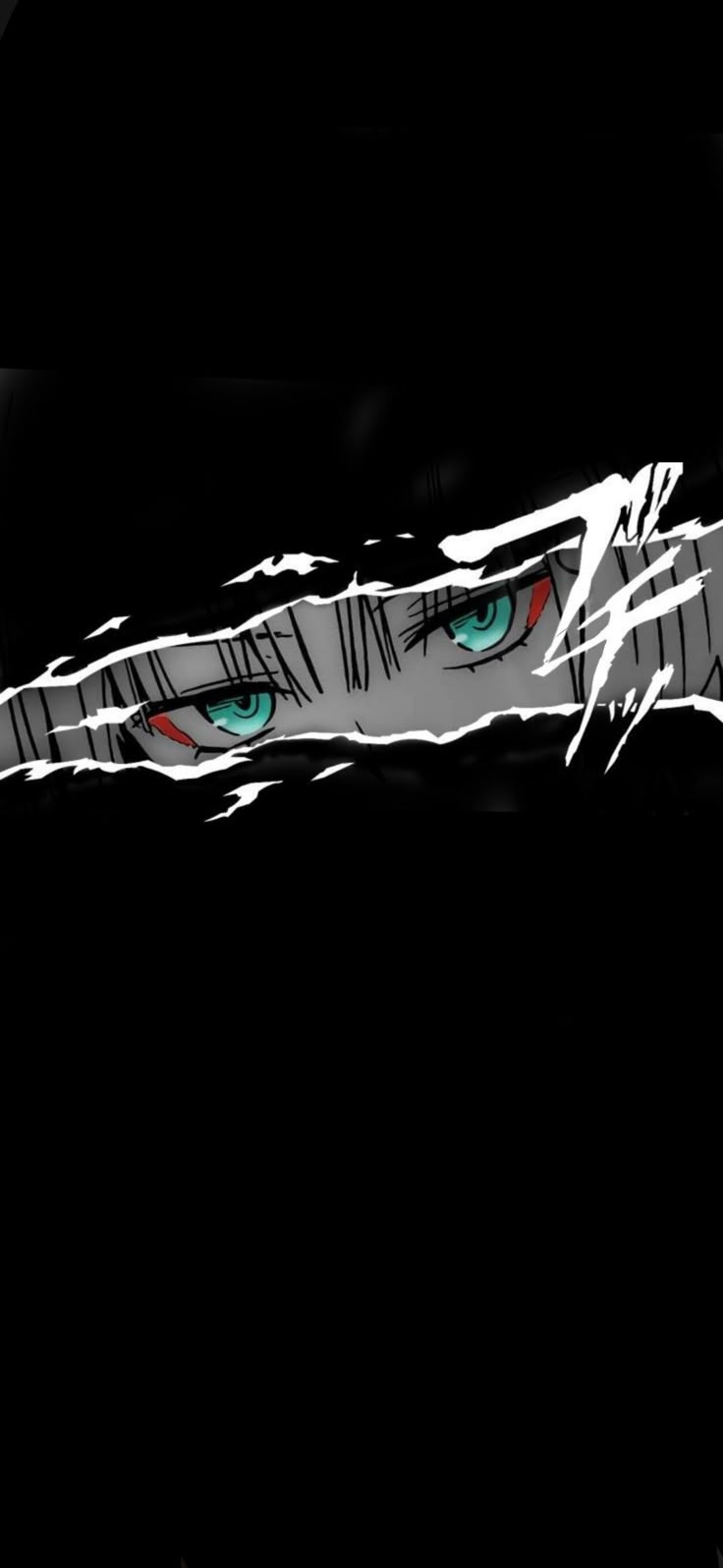 736x1595 Wallpaper zero two drak