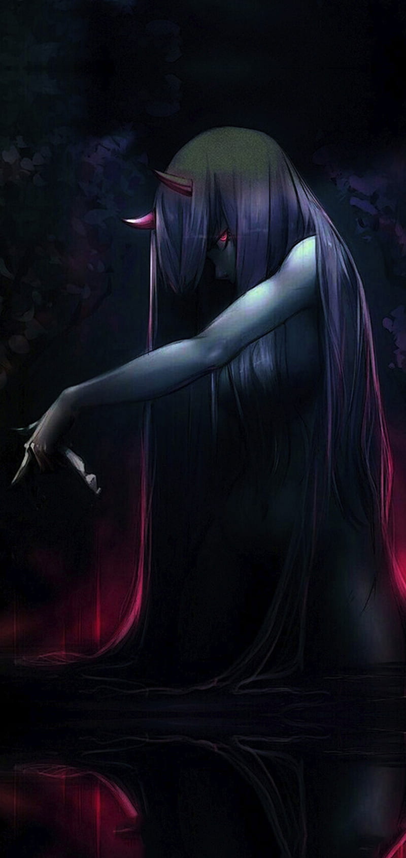 800x1689 Zero two, anime, girl, HD phone wallpaper