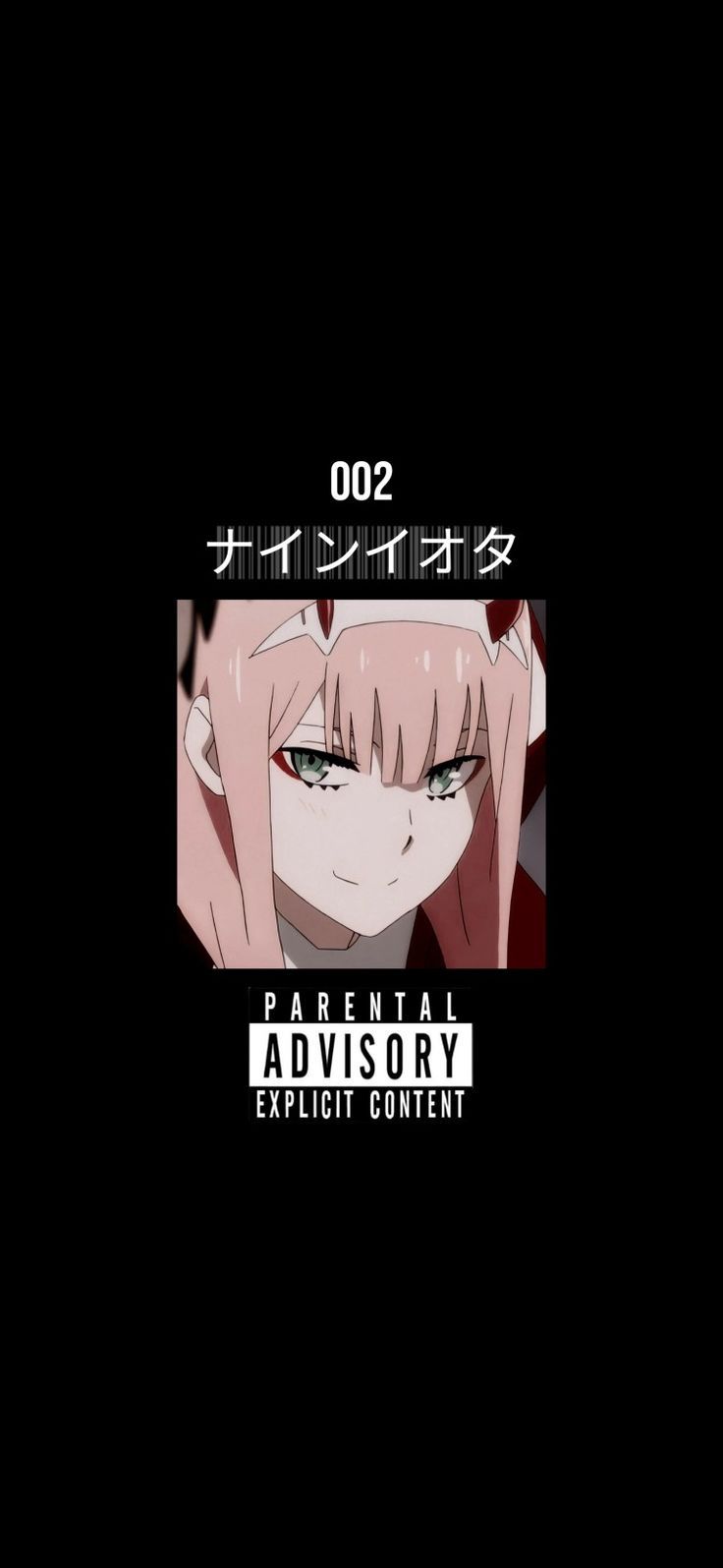 736x1595 Wallpaper Anime Aesthetic Dark Two - (Darling In The Franxx)