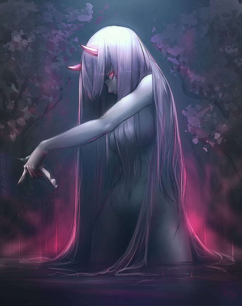 850x1075 Zero Two Dark, Anime 002 HD phone wallpaper