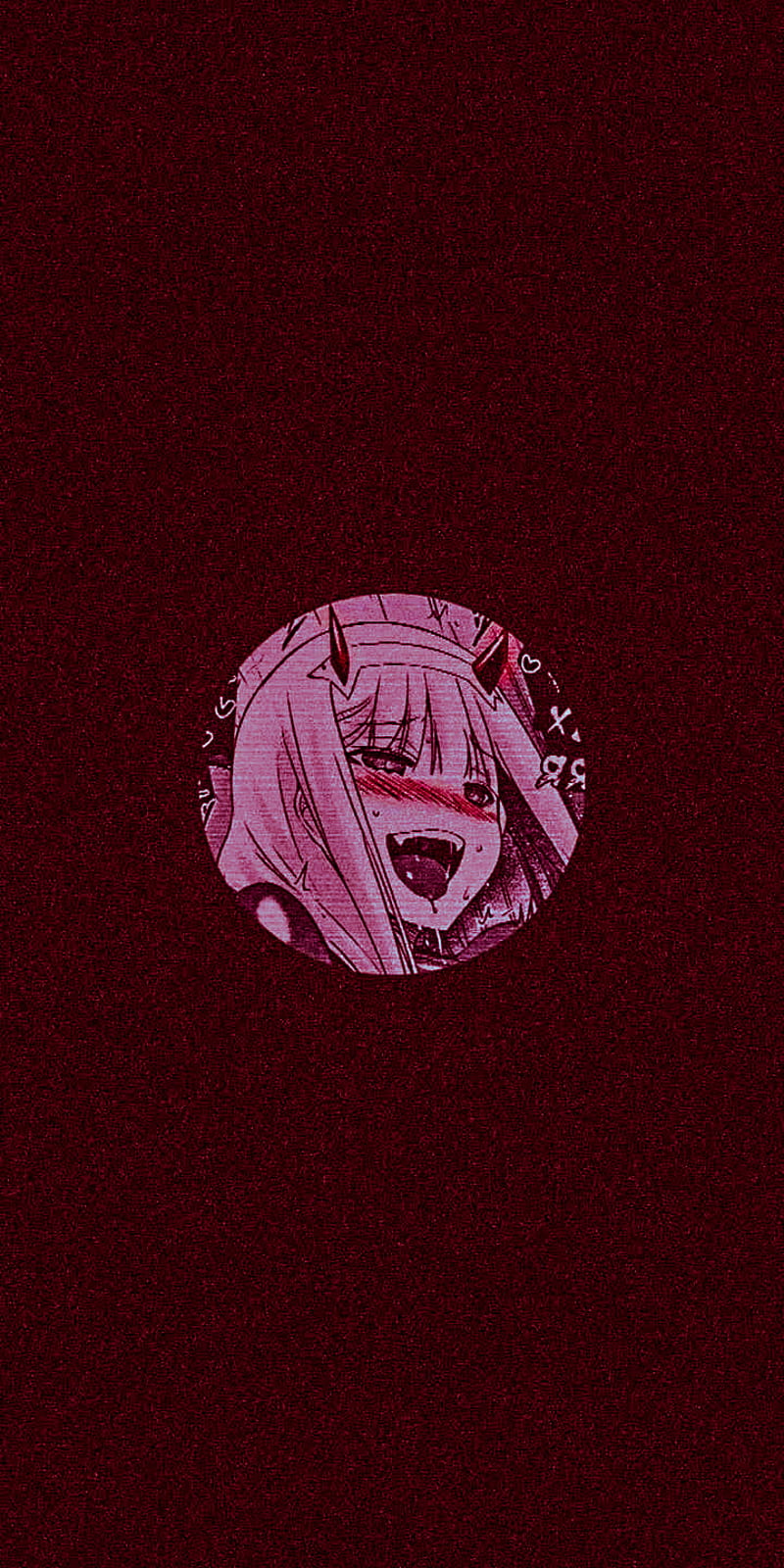 800x1600 Zero two aesthetic, anime, black, dark, red, zero two, HD phone wallpaper