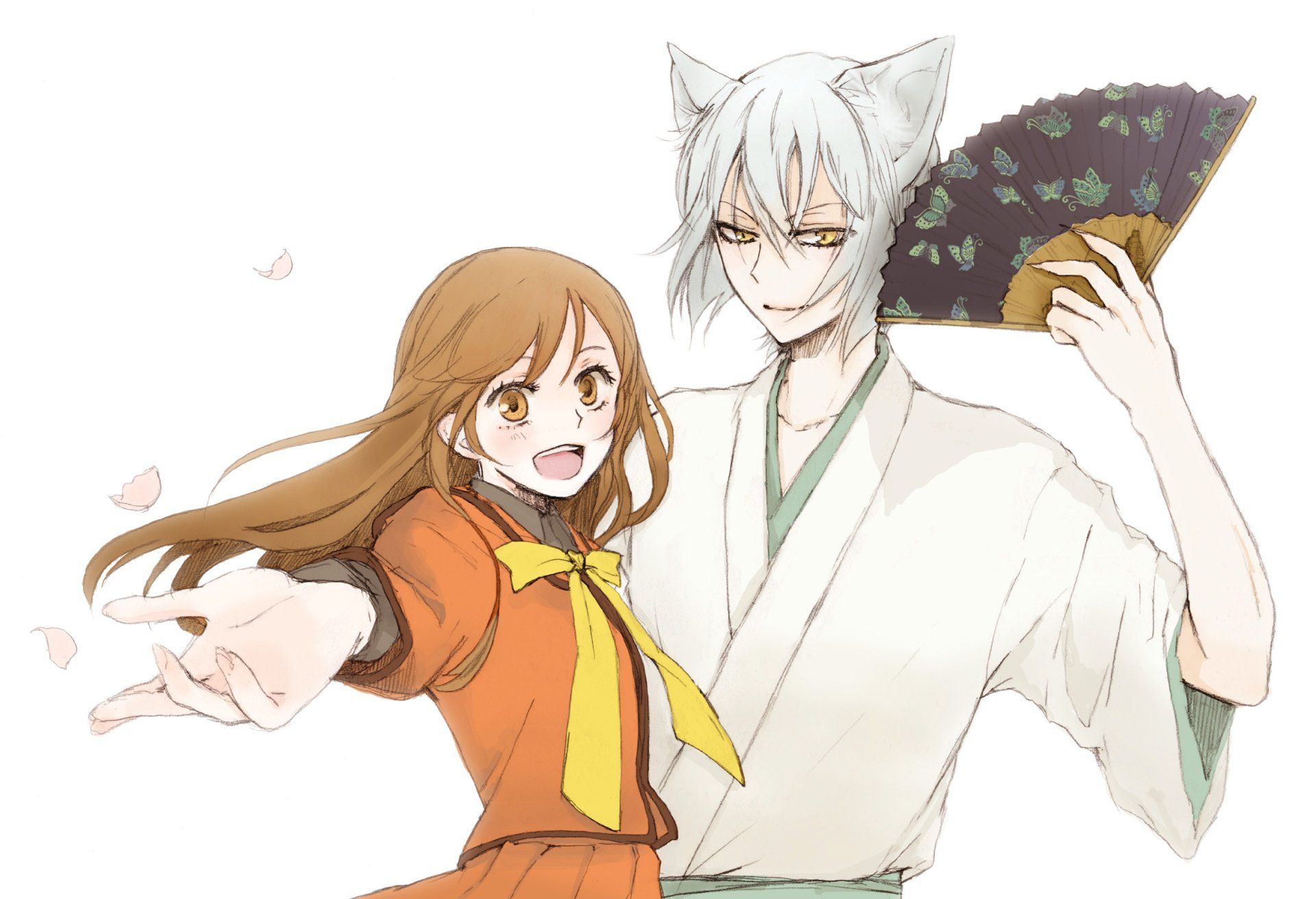 1920x1312 Kamisama Kiss HD Wallpaper: Tomoe & Nanami by かの