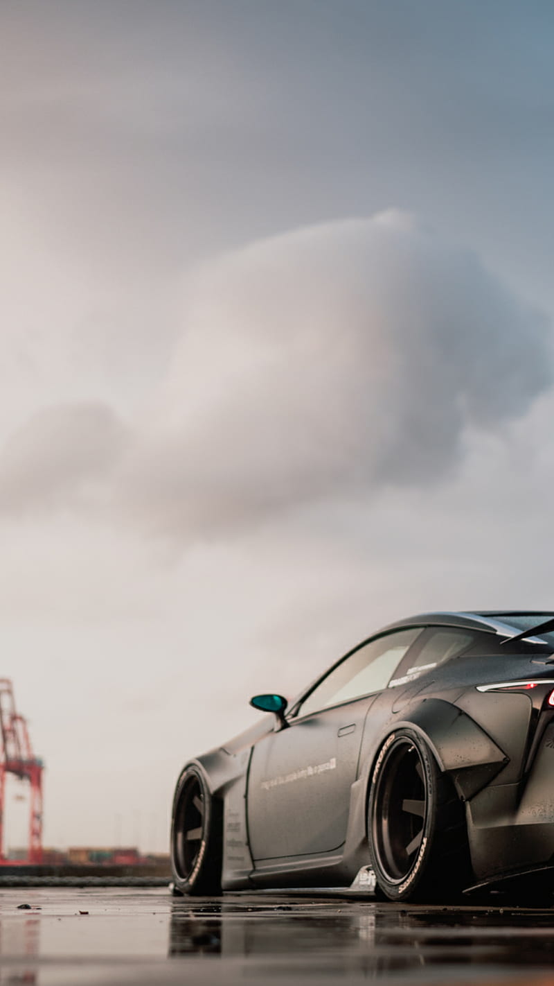 800x1422 Liberty Walk, auto, car, carros, jdm, sunset, supercar, HD phone wallpaper