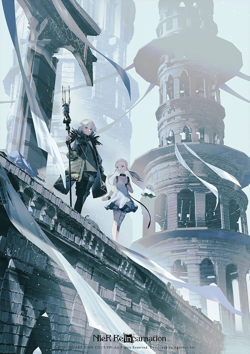 800x1131 Nier, nier reincarnation, game, girl, anime, HD phone wallpaper