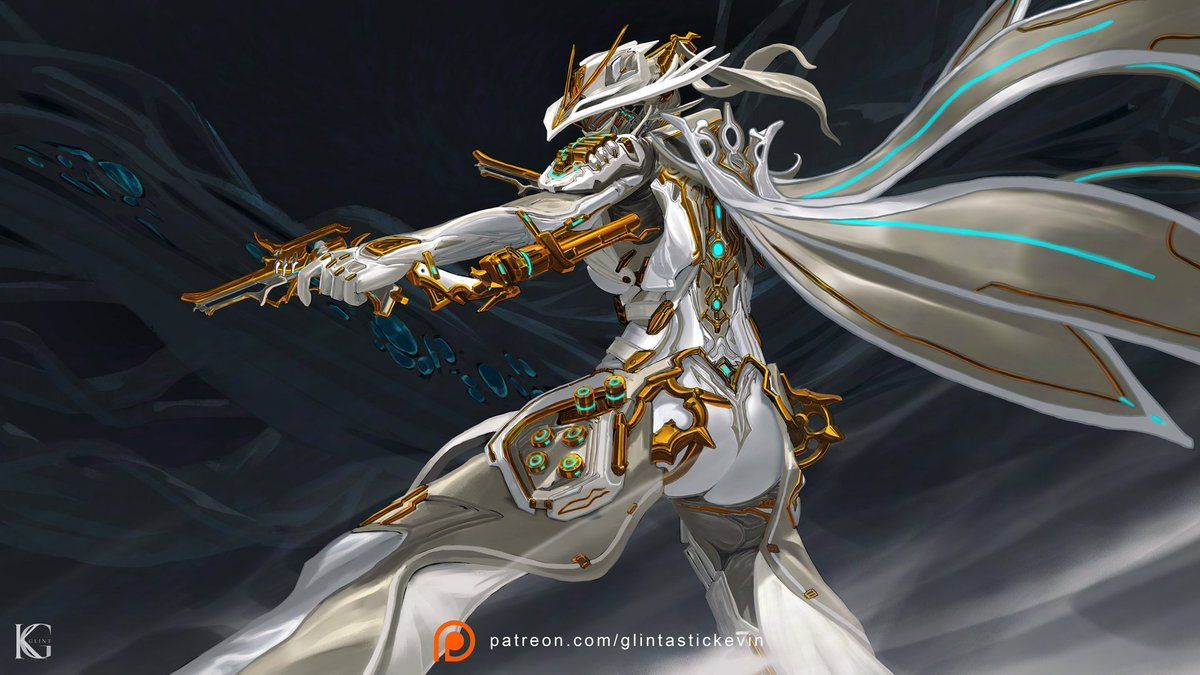 1200x675 The right angle, took awhile to paint this but it's finally done! Mesa Prime painting done for my fellow Patreons, you can get the full clean 4k version from there: #warframe