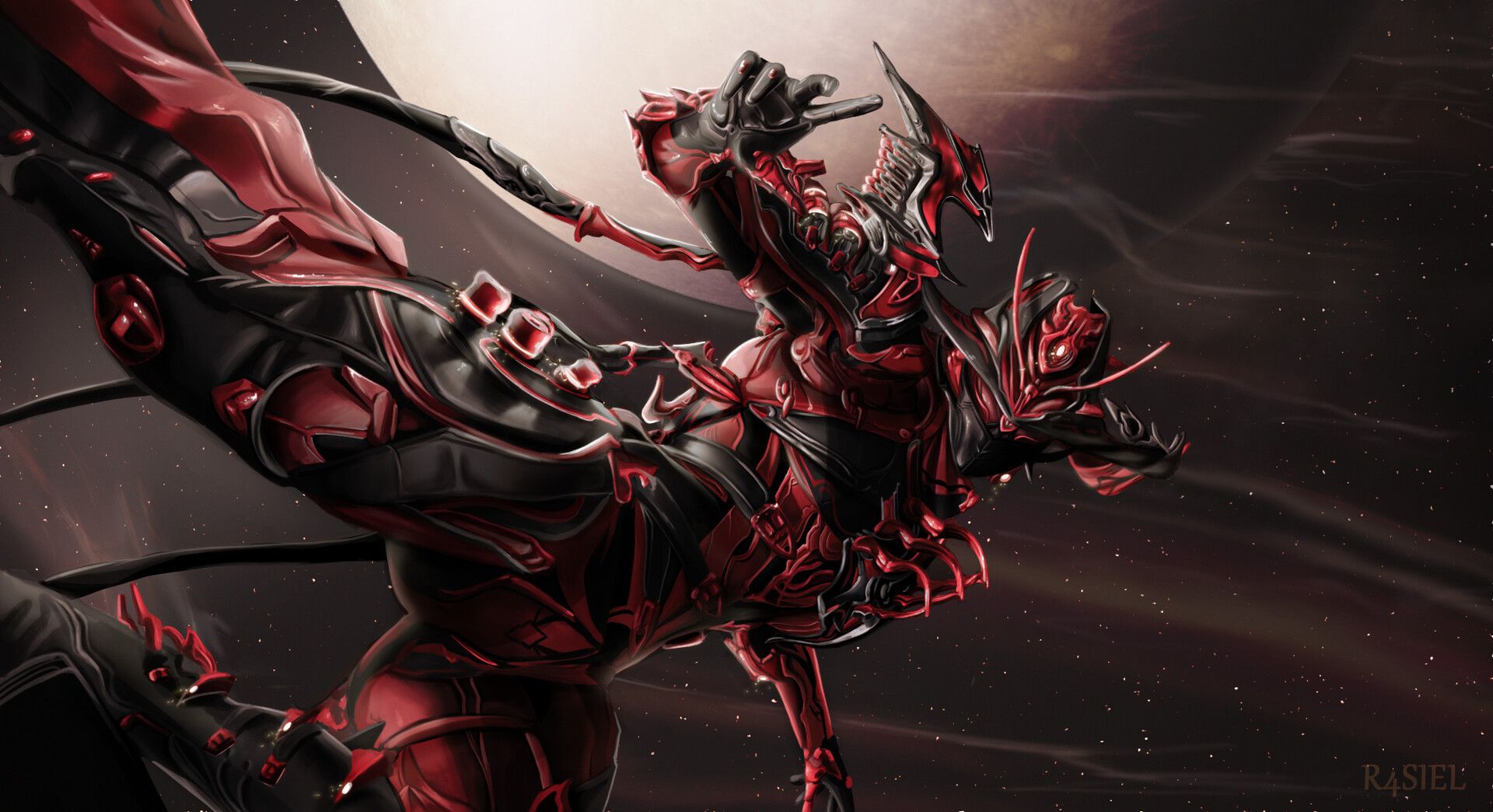 1920x1044 WARFRAME NEW WAR: Mesa Prime Illustration
