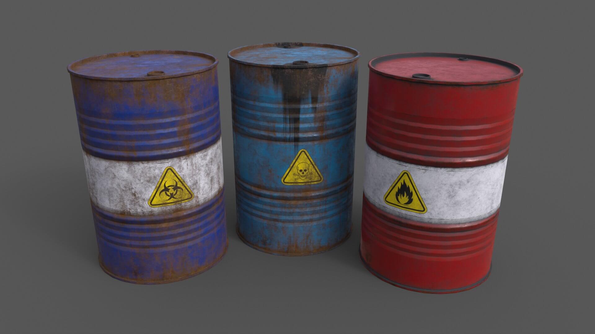 1920x1080 Oil Drum Barrel A Model