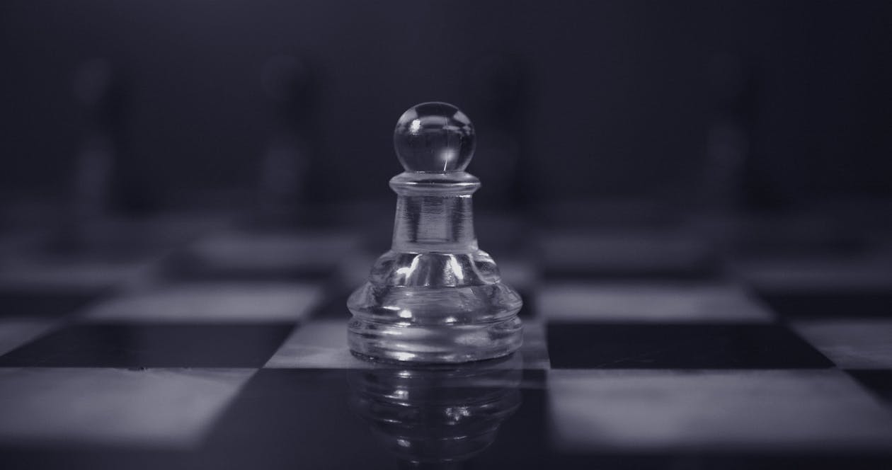1260x664 Glass Chess Pawn on Chess Board · Free