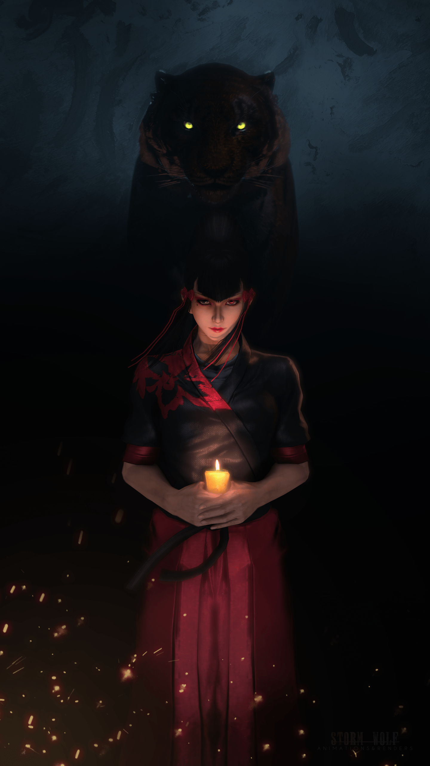 1440x2560 Another Fan Art I Made Using SFM Featuring Kazumi DF1 Mishima