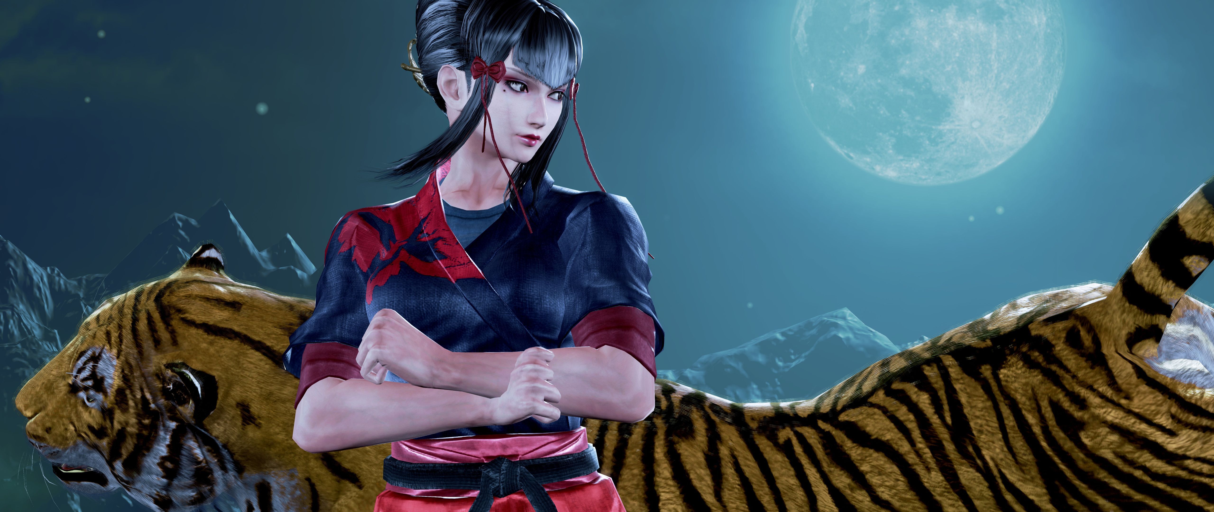 5120x2160 HD wallpaper: Tekken, Kazumi Mishima, Tekken Tiger