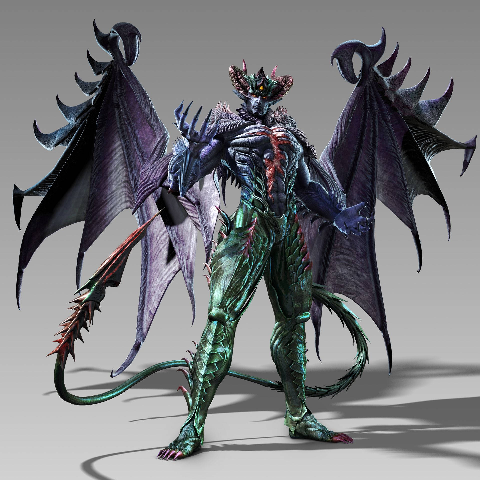 1920x1920 Download Kazuya Mishima Devil Form Wallpaper