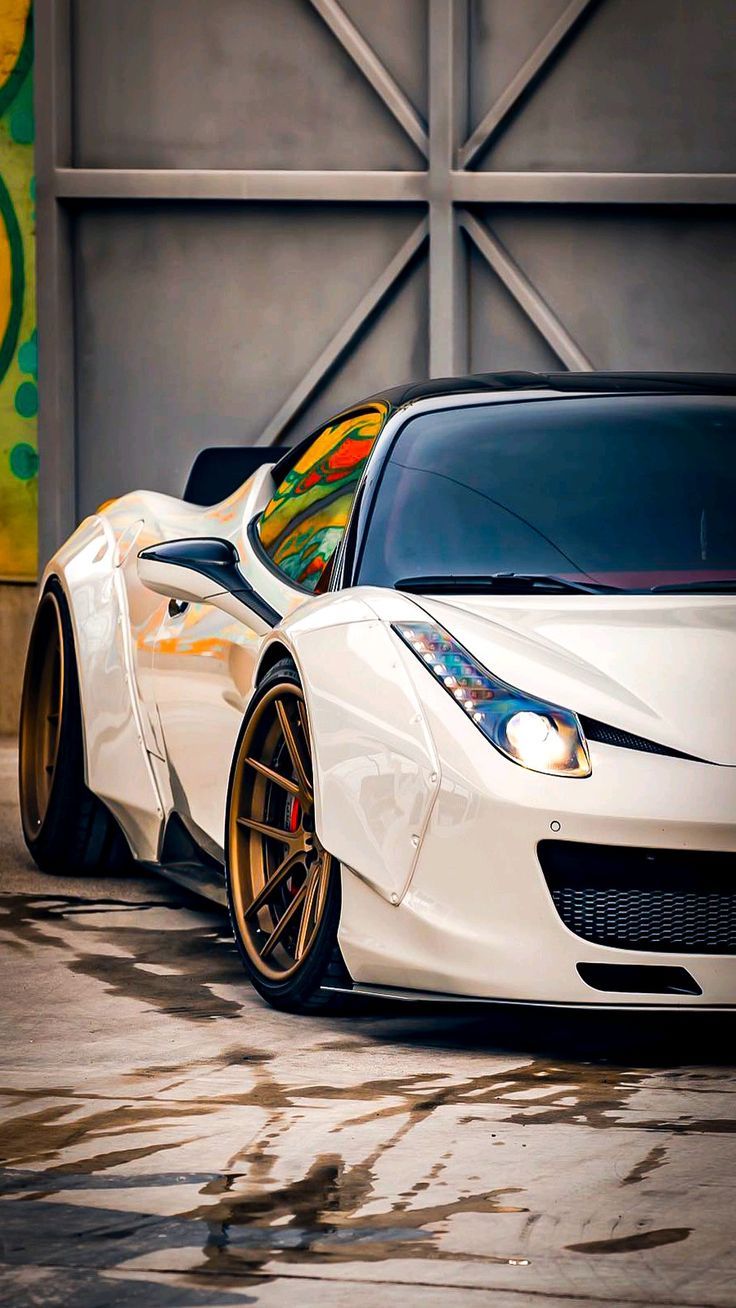 736x1308 WALLPAPER FERRARI 458 LIBERTYWALK
