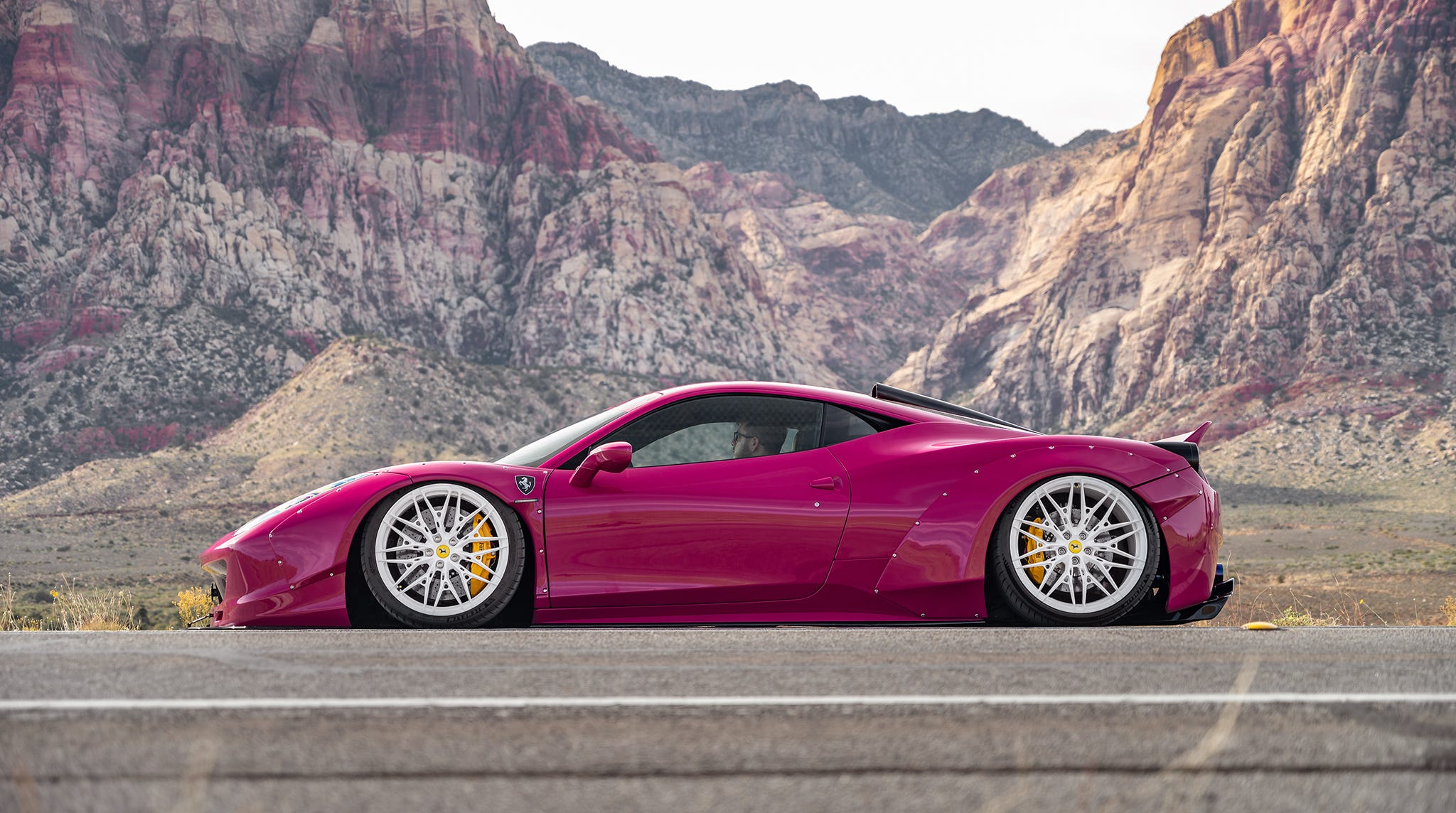 2048x1144 This Ferrari Was Given Away as a Prize—Then Bought Back and Liberty Walk -ified