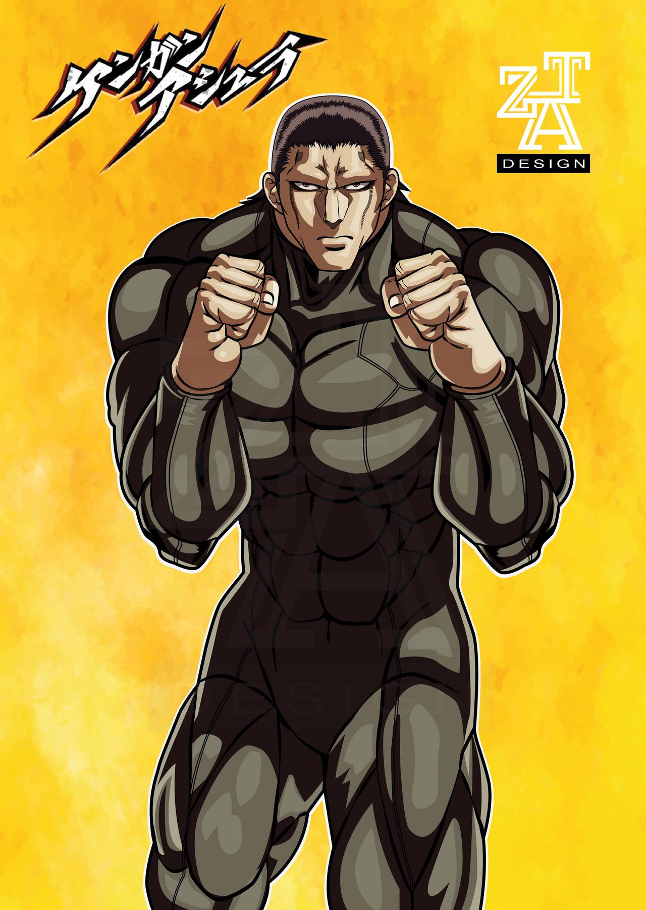 1280x1802 Omega) Kanoh Agito Vs. Shobun Ron (Baki) : R Kengan_Ashura