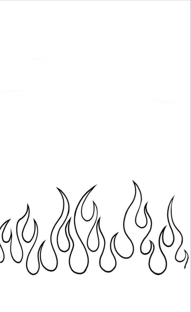 736x1200 Minimalist white fire wallpaper
