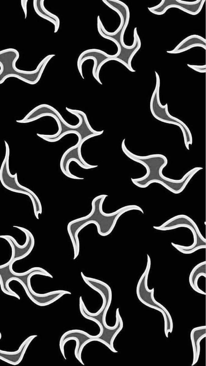 676x1200 White Flame Wallpaper