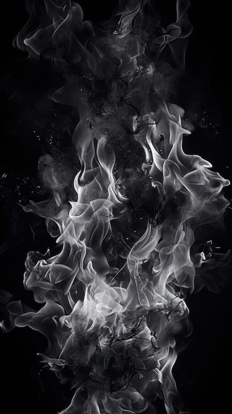 740x1320 White smoke wallpaper mobile Image