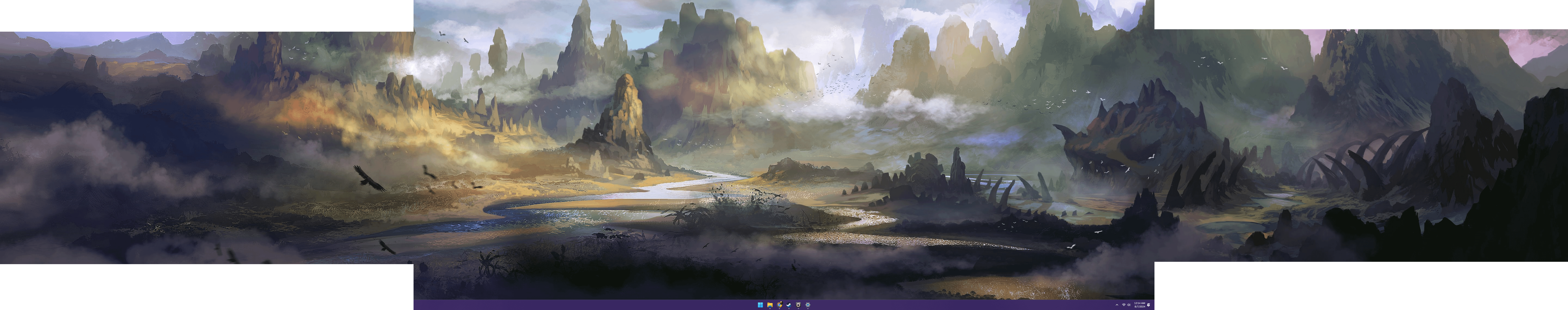 7280x1440 Seeking Multi Monitor Spanning Wallpaper Advice!