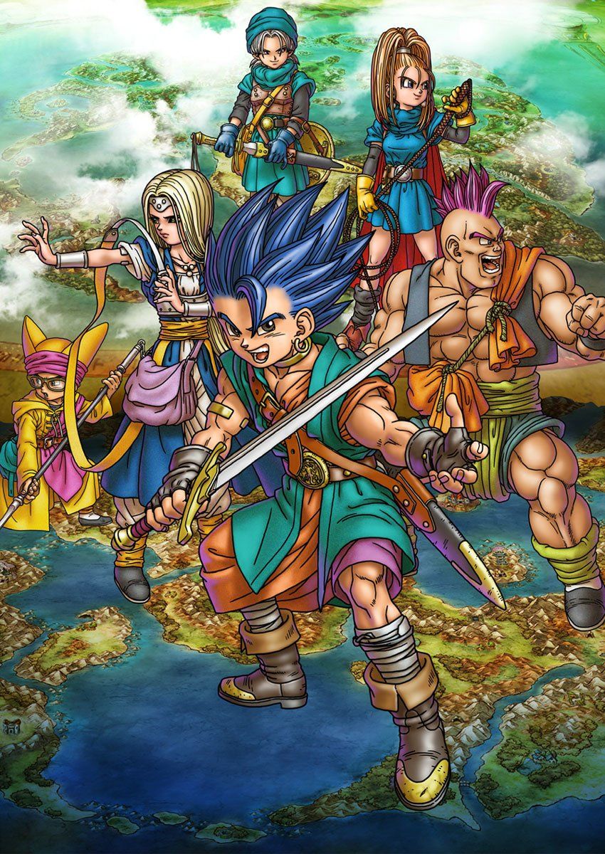 850x1200 Download Video Game Dragon Quest VI Art
