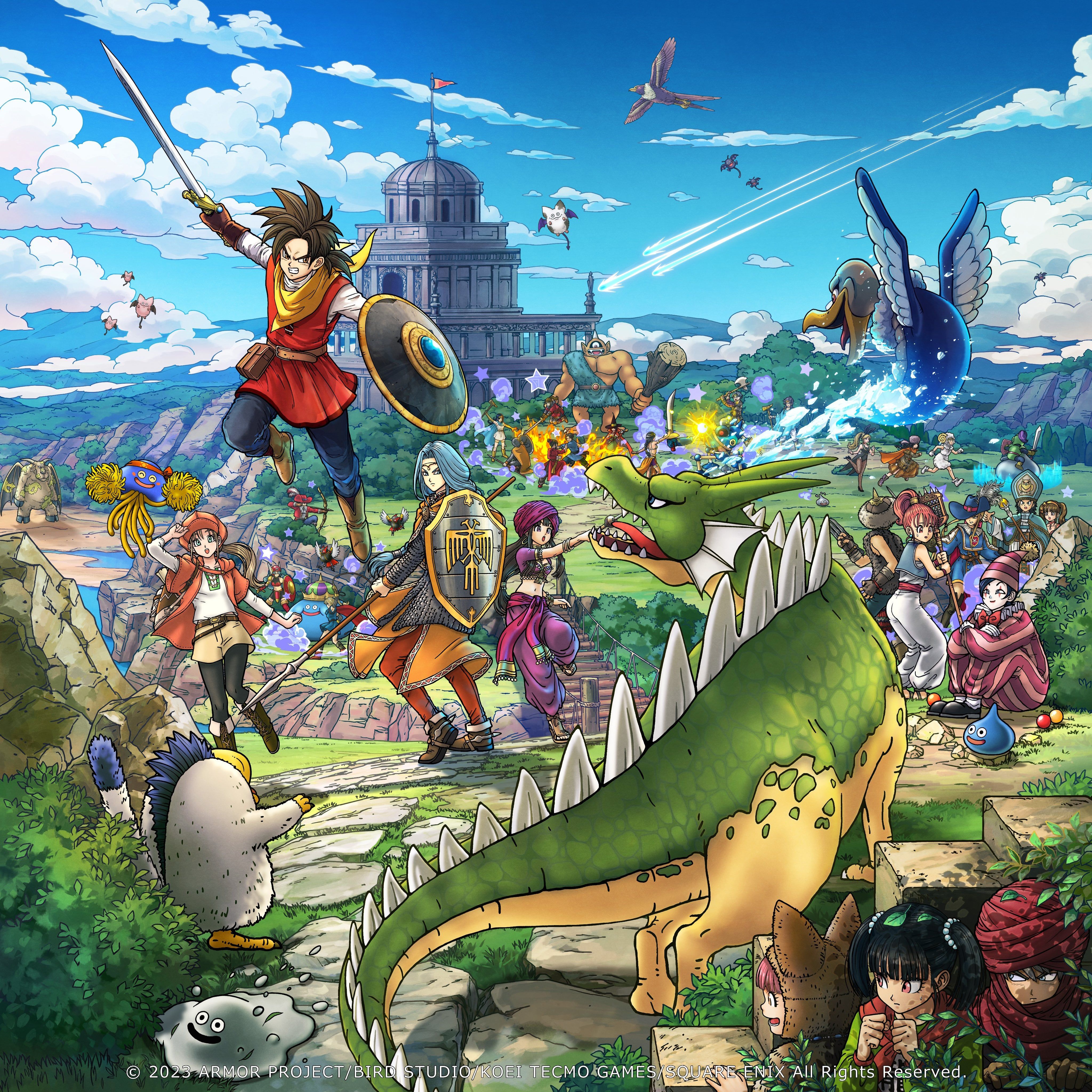 4096x4096 This is an official illustration of that new mobile game from DQ that was talked about a while ago, it's called Dragon Quest Champions. I don't care much about it, I just