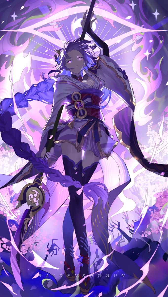 681x1200 raiden shogun <3