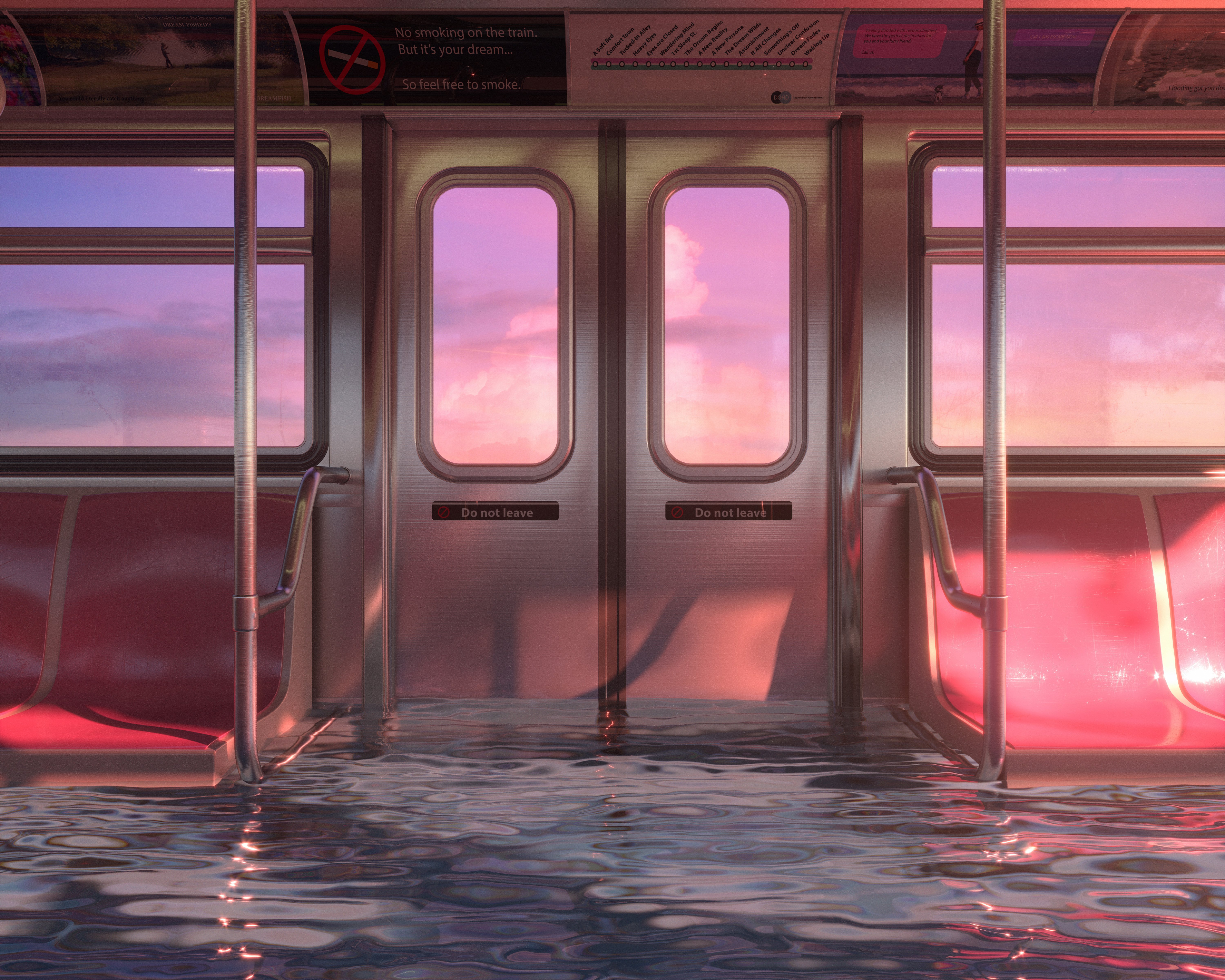 6000x4800 Subway Train Flodded With Water 5k Wallpaper, HD Anime Wallpaper, 4k Wallpaper, Image, Background, Photos and Picture
