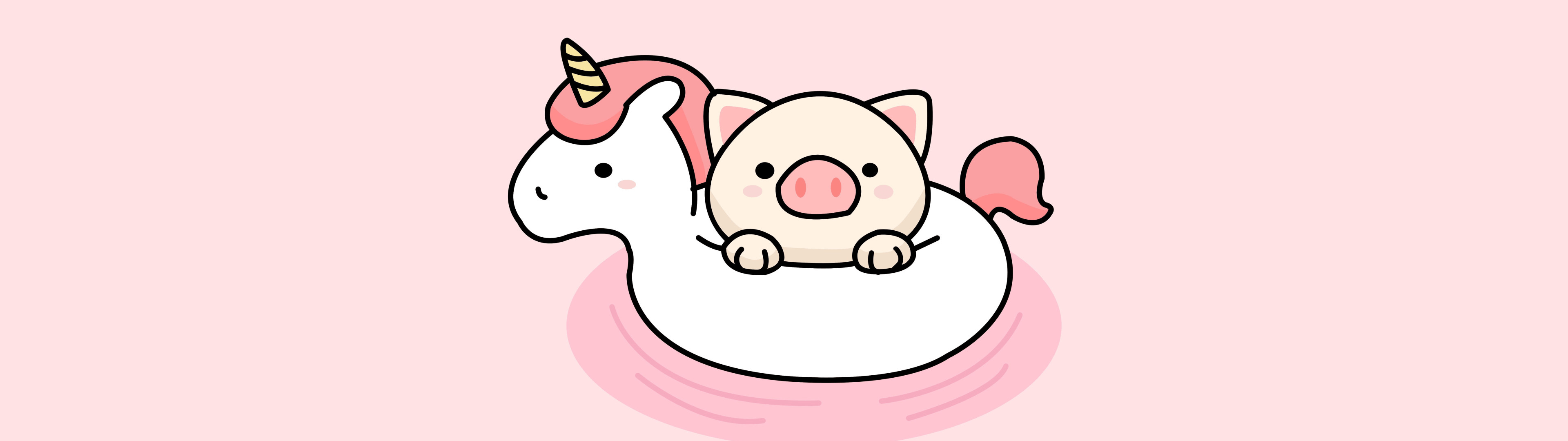 3840x1080 Kawaii Dual Monitor Wallpaper, HD Background