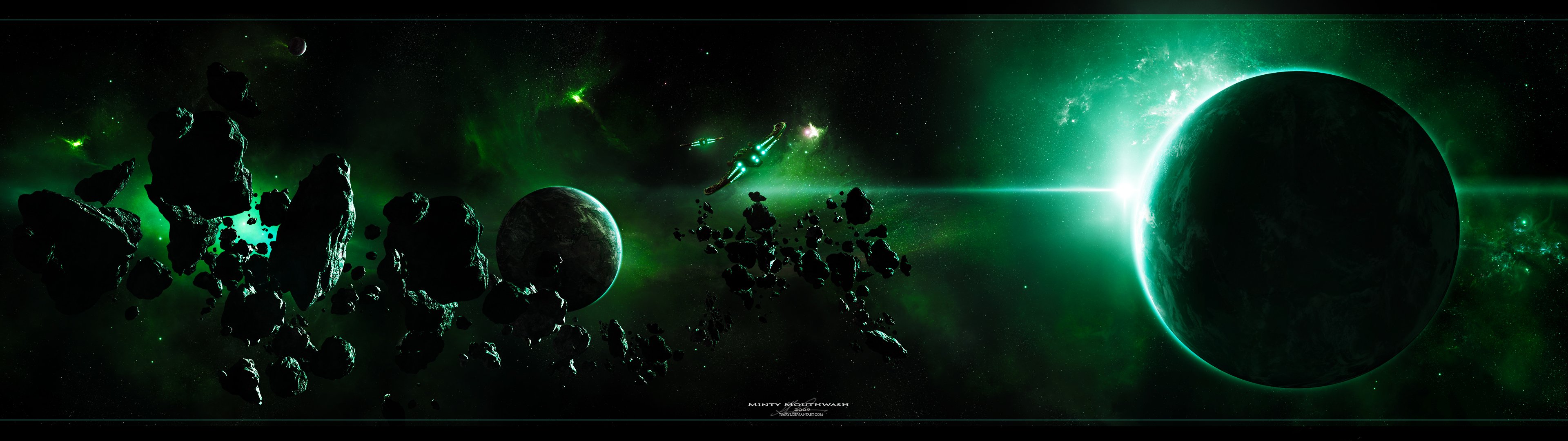 3840x1080 Dual Screen Wallpaper