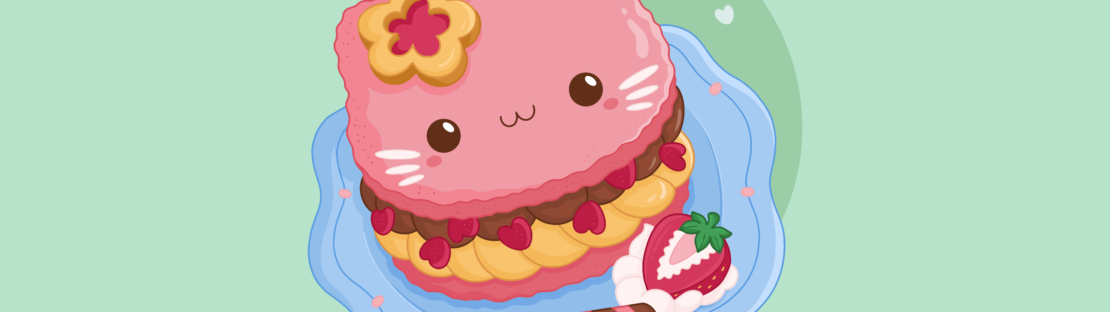 3840x1080 Kawaii Dual Monitor Wallpaper, HD Background