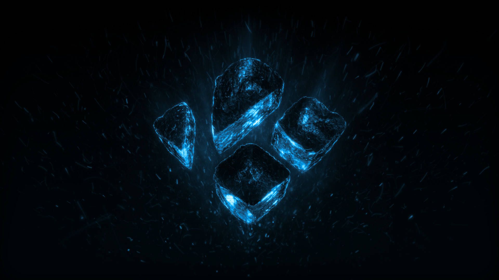 1920x1080 Download Epic Stone Design Of Kodi Logo Wallpaper