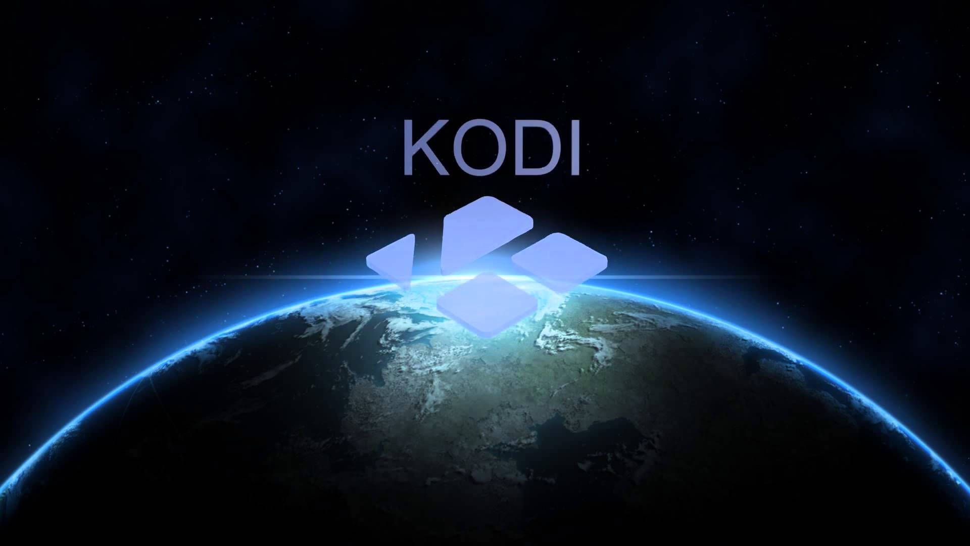 1920x1080 Download Kodi Logo Over Planet HD Wallpaper