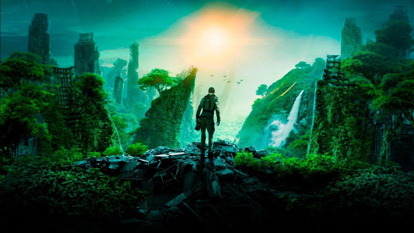 1366x768 Kodi Smit McPhee HD 2067 Wallpaper