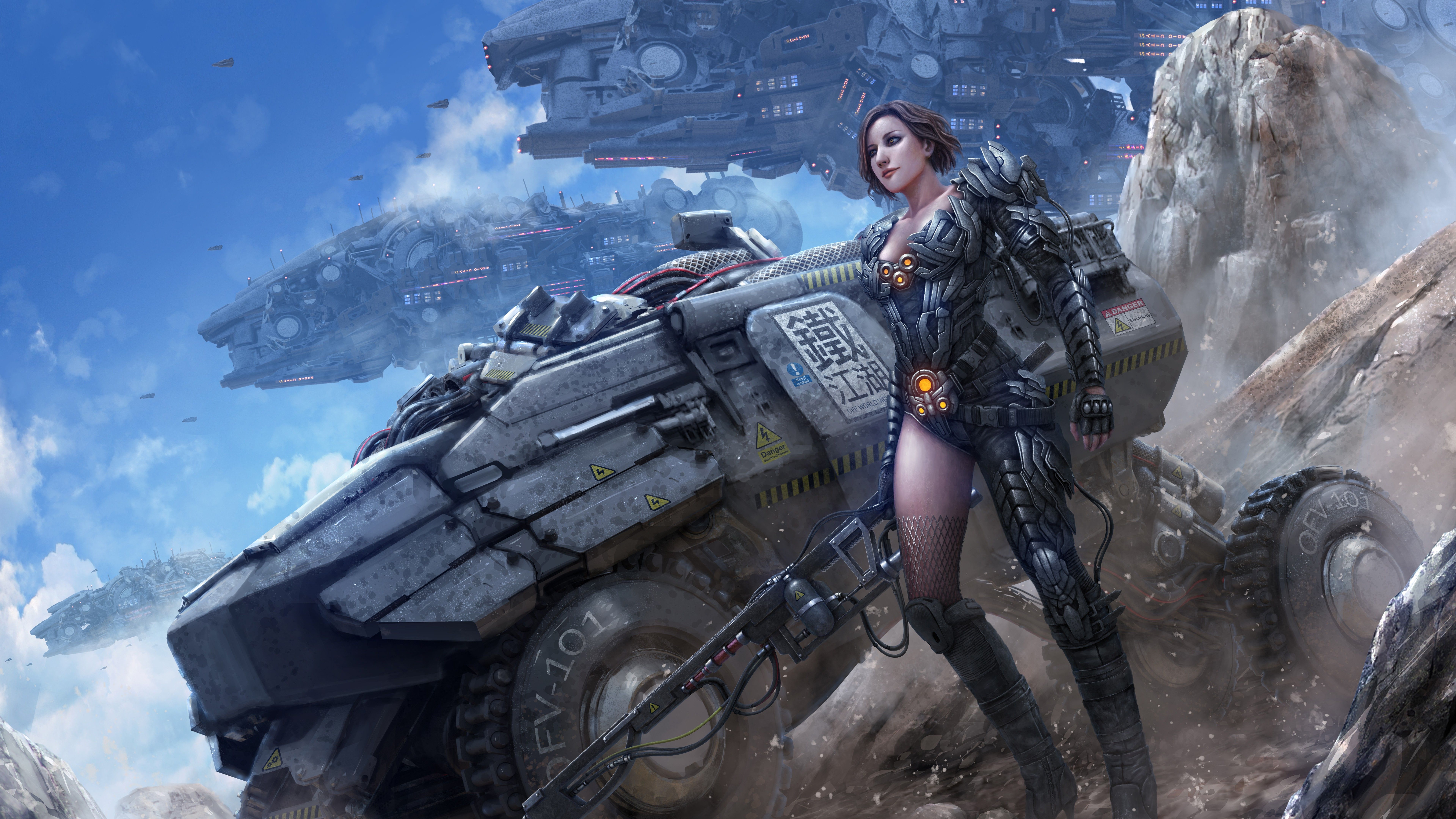 7680x4320 Modern Soldier 4K 8K Wallpaper