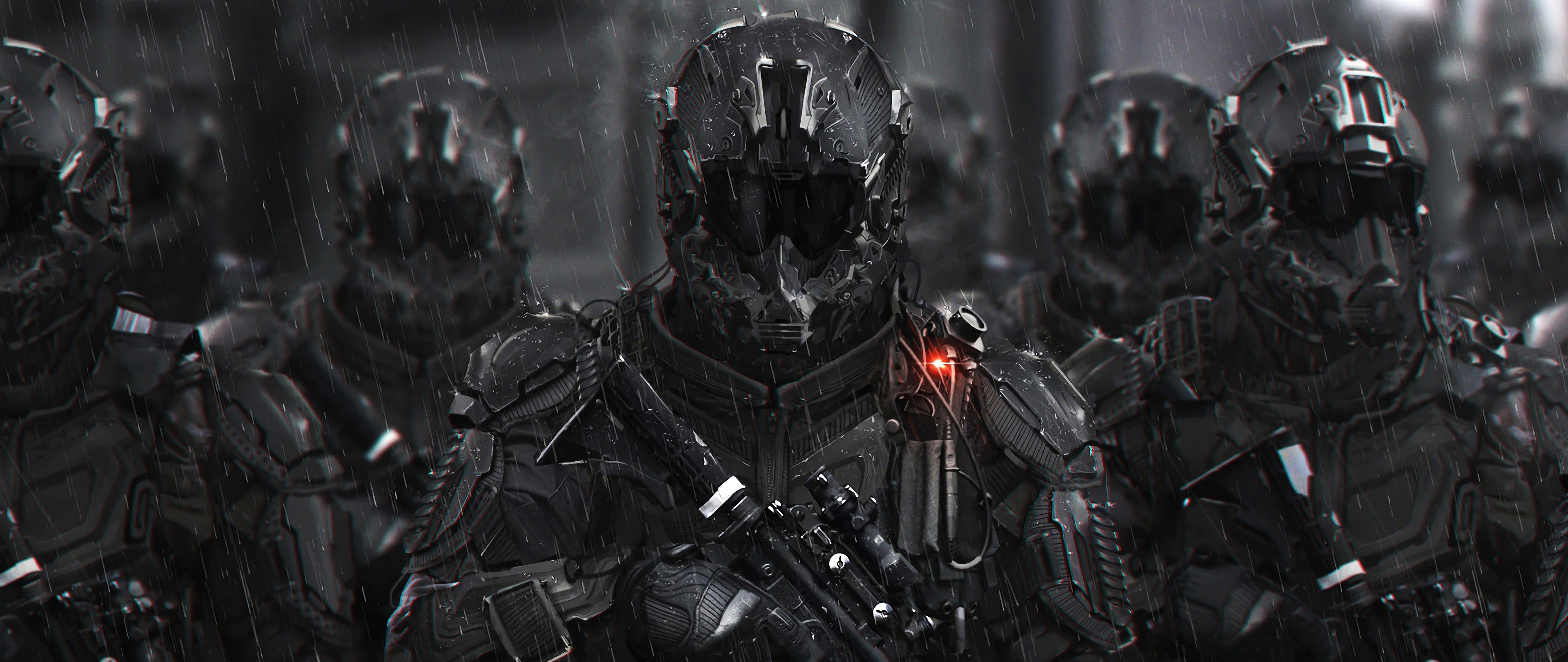 5120x2160 Sci Fi Soldier 4K Wallpaper HD