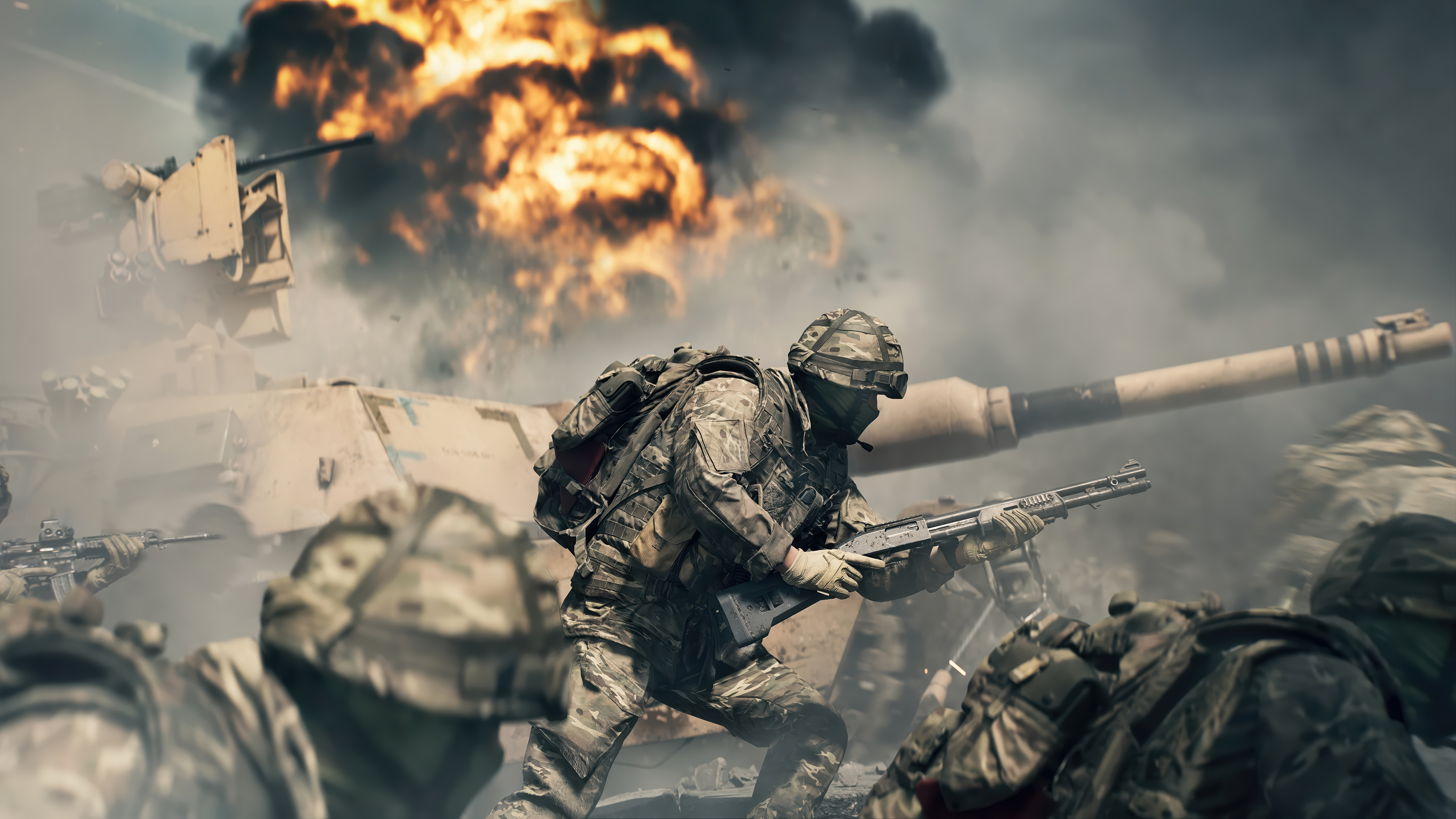 3840x2160 Soldier HD 4K Wallpaper PC & Phone