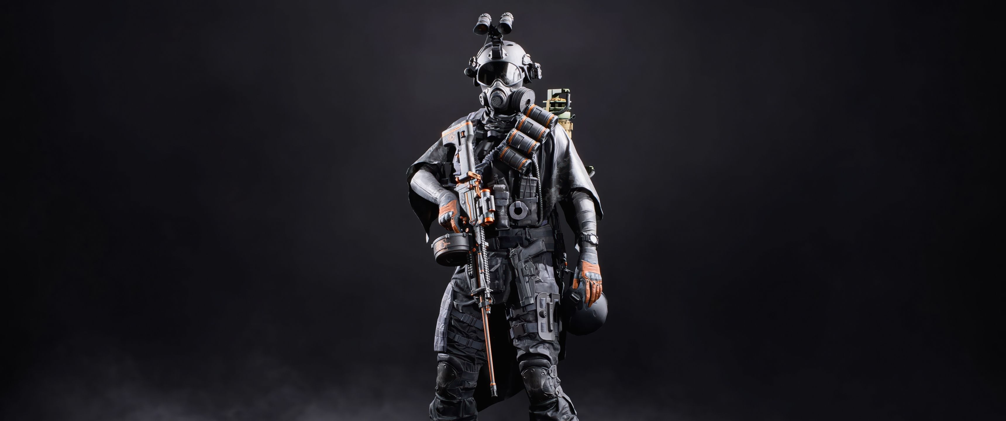 3440x1440 Enshrouded NATO Support Soldier Wallpaper 4K, Battlefield 6