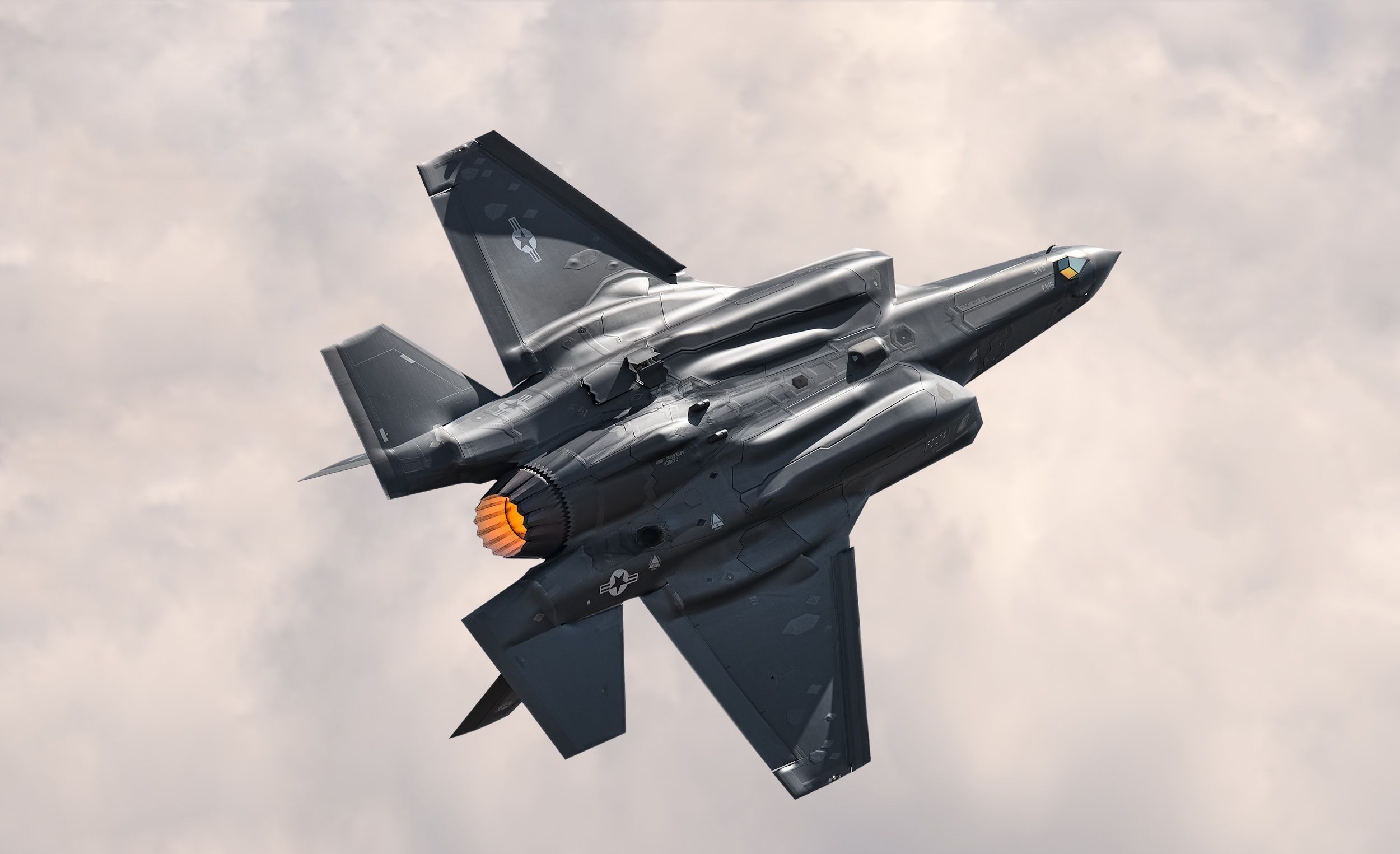 2500x1525 F 35A Lightning II Military Aircraft Wallpaper, HD Planes Wallpaper, 4k Wallpaper, Image, Background, Photos and Picture