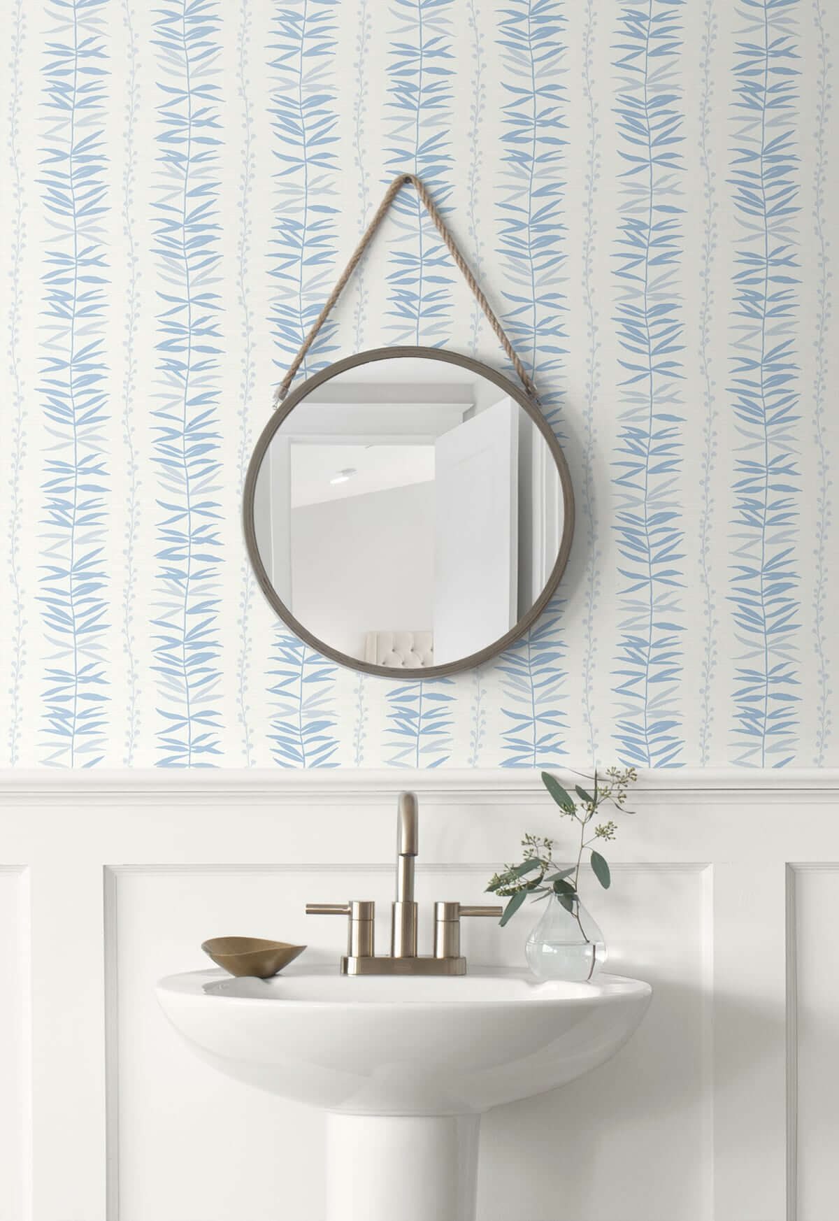 1200x1746 Seabrook Summer Garland Sky Blue Wallpaper